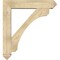 Ekena Millwork Legacy Arts and Crafts Rough Sawn Bracket w/ Offset Brace, Douglas Fir, 8"W x 40"D x 44"H BKT0806X40X44LEC03RDF - alternate 2